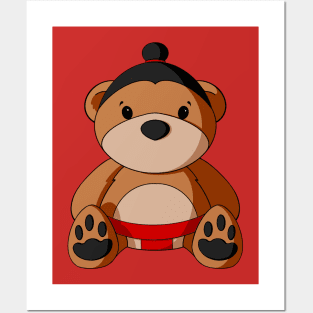 Sumo Teddy Bear Posters and Art